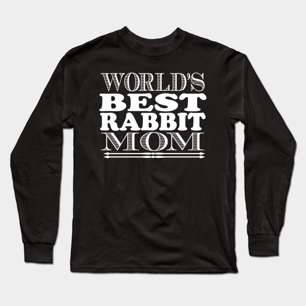 Rabbit Mom Long Sleeve T-Shirt by TinPis